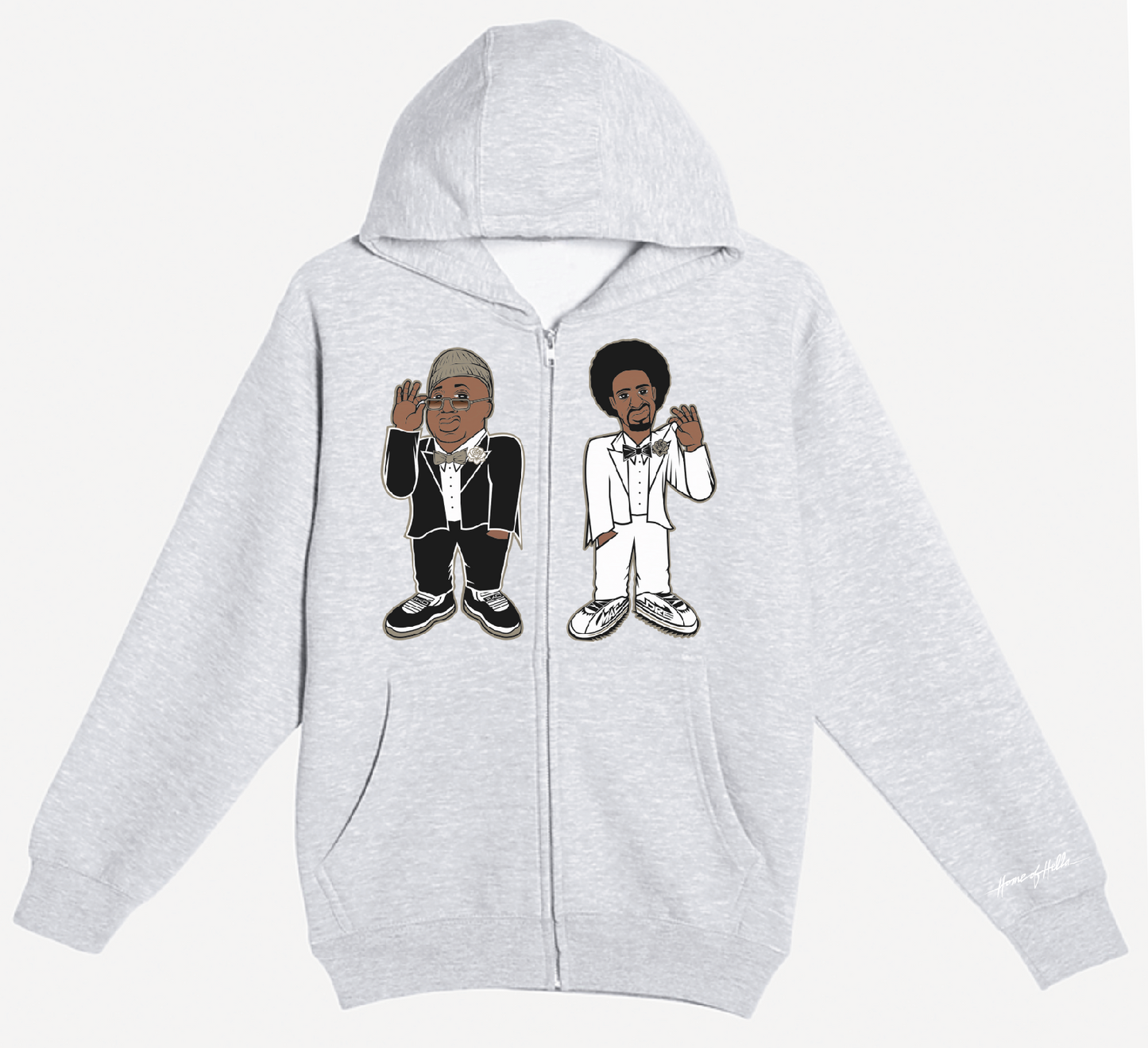 Hyphy Tunes Zip Up Hooded Sweatshirt