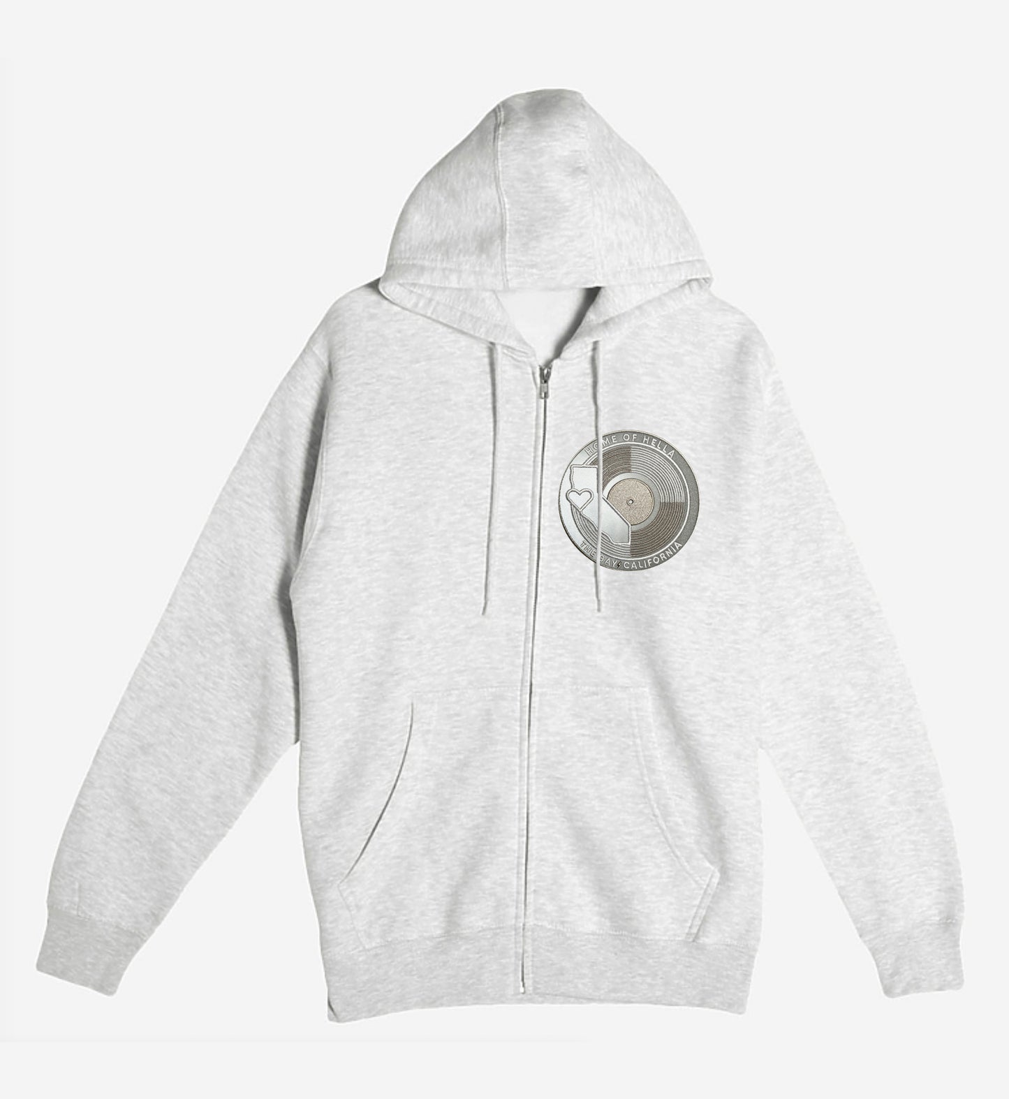 CLASSIC LOGO Reflective Hooded Zip-up Sweatshirt