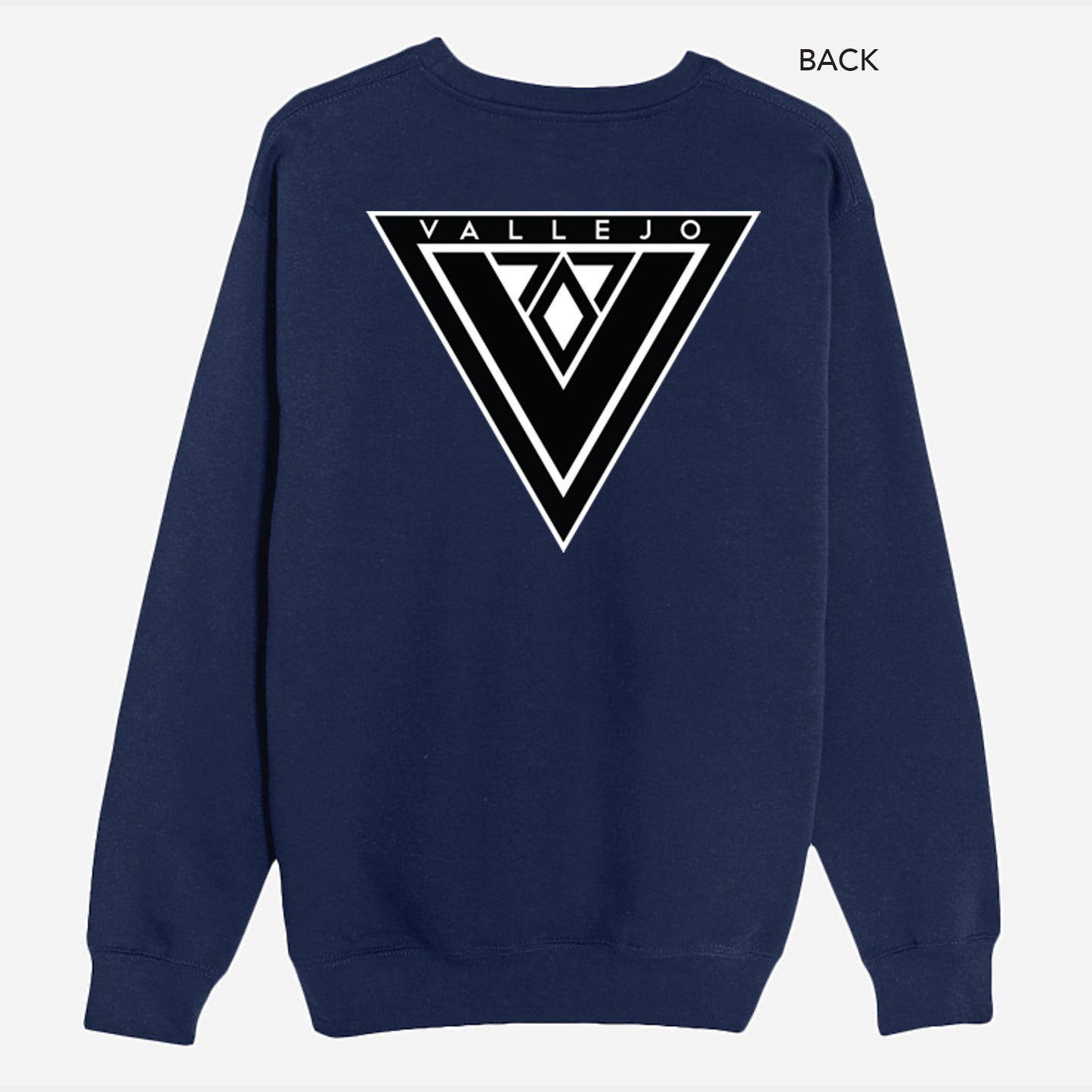 V707 VALLEJO SOUVENIR Crewneck Sweatshirt (Front+Back Graphics)