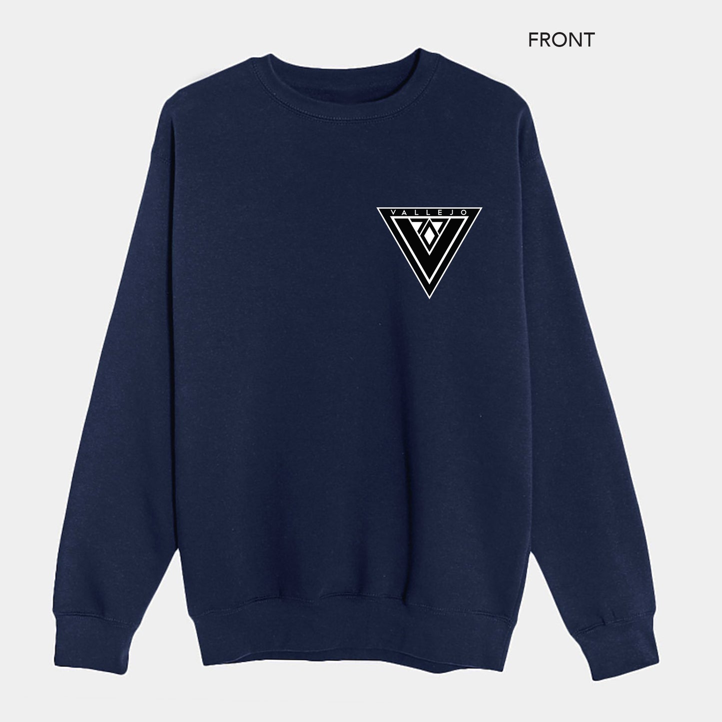 V707 VALLEJO SOUVENIR Crewneck Sweatshirt (Front+Back Graphics)