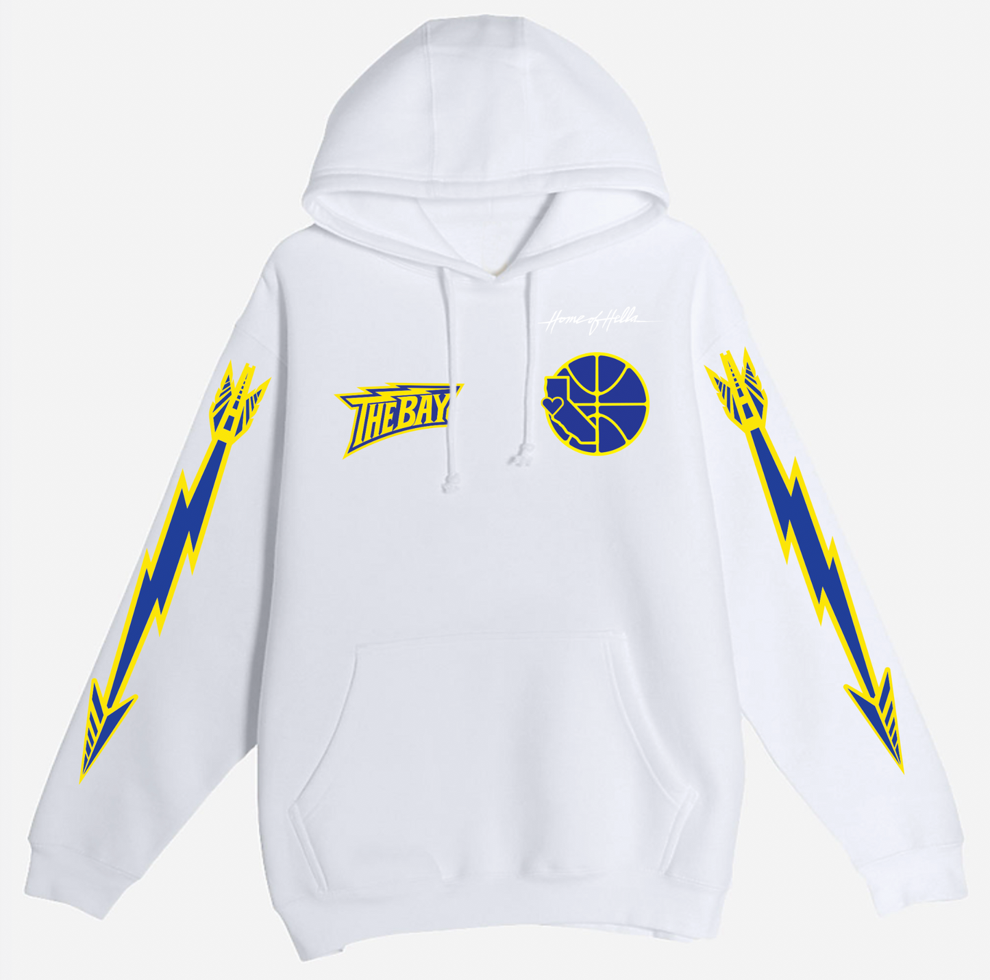 THE BAY SHARPSHOOTERS White Hooded Sweatshirt