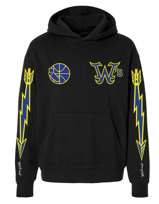 W's COLISEUM x SHARPSHOOTERS Black Hooded Sweatshirt