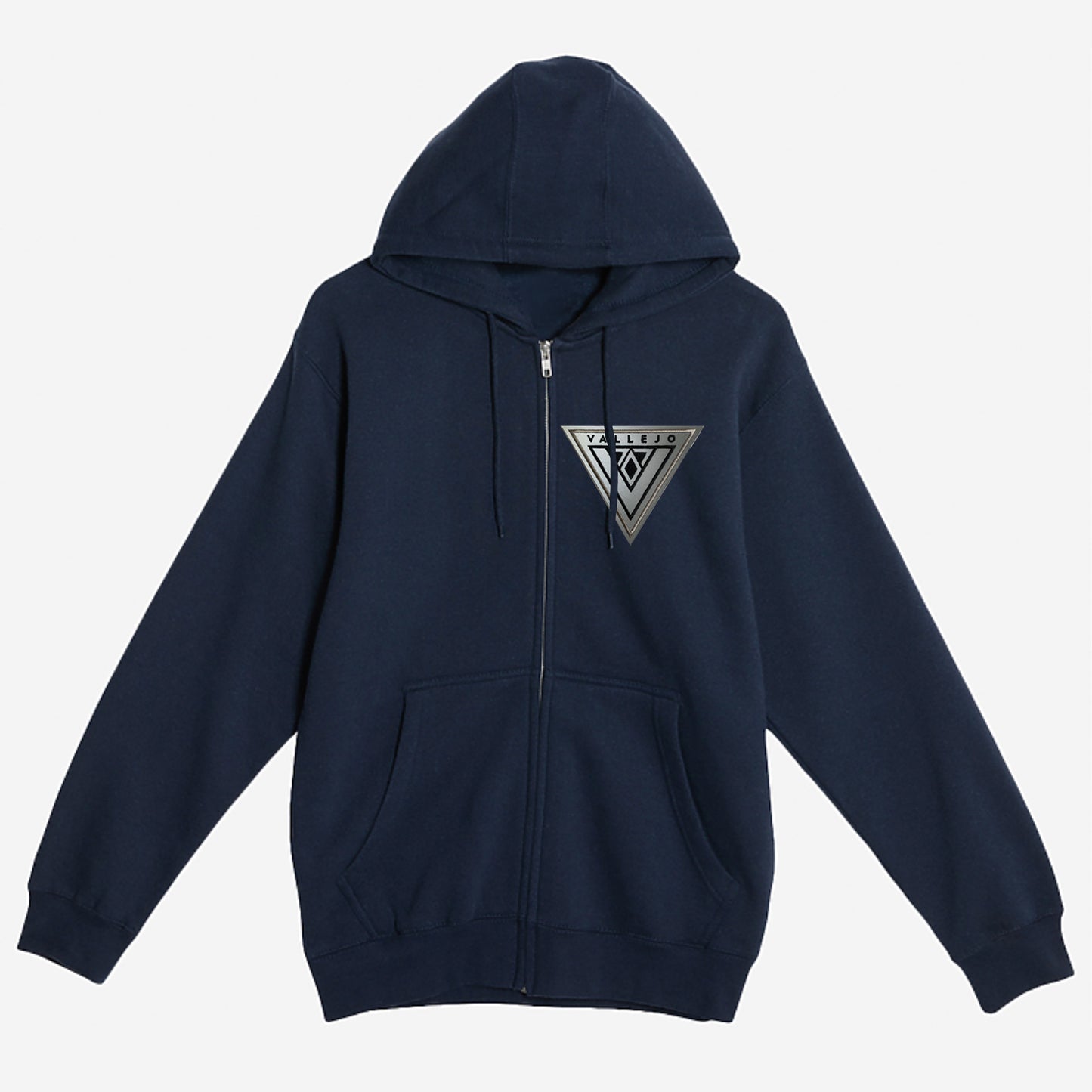 V707 VALLEJO Reflective Emblem (Zip-Up) Hooded Sweatshirt