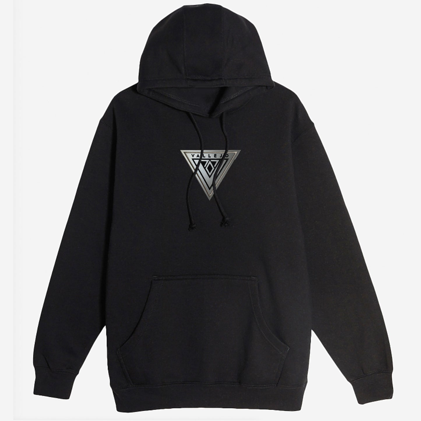 V707 VALLEJO Reflective Emblem (Center Chest) Hooded Sweatshirt (Classic Colors)