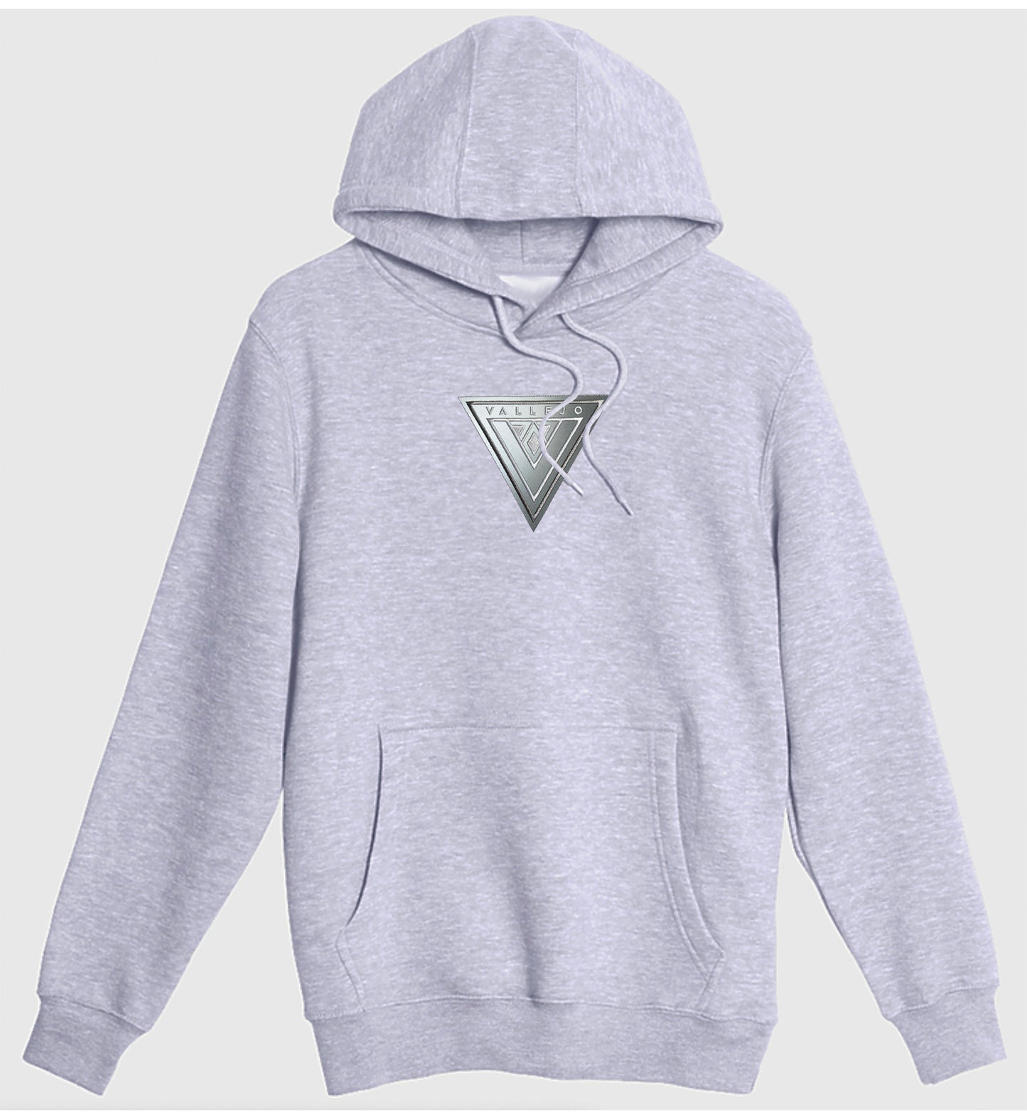 V707 VALLEJO Reflective Emblem (Center Chest) Hooded Sweatshirt (Classic Colors)