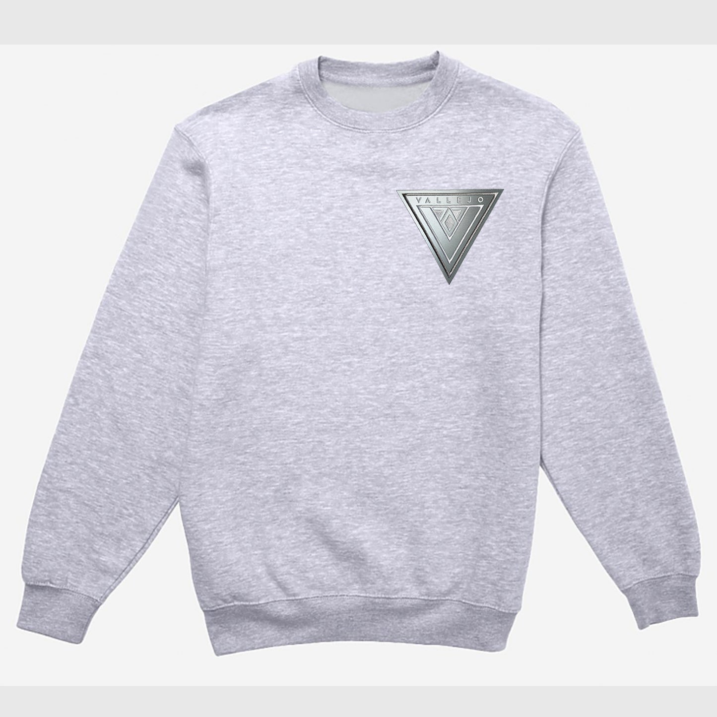 V707 VALLEJO Reflective Crewneck Sweatshirt (Left Chest Emblem)