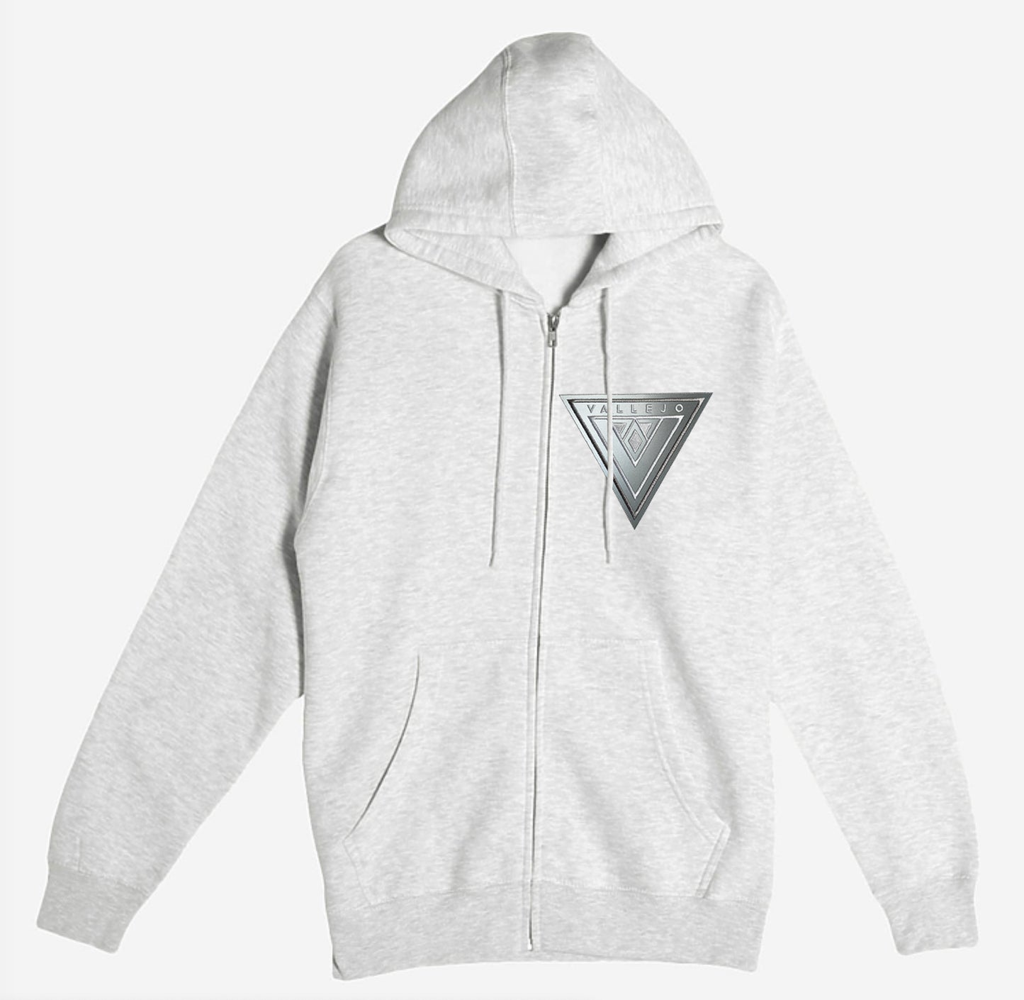 V707 VALLEJO Reflective Emblem (Zip-Up) Hooded Sweatshirt