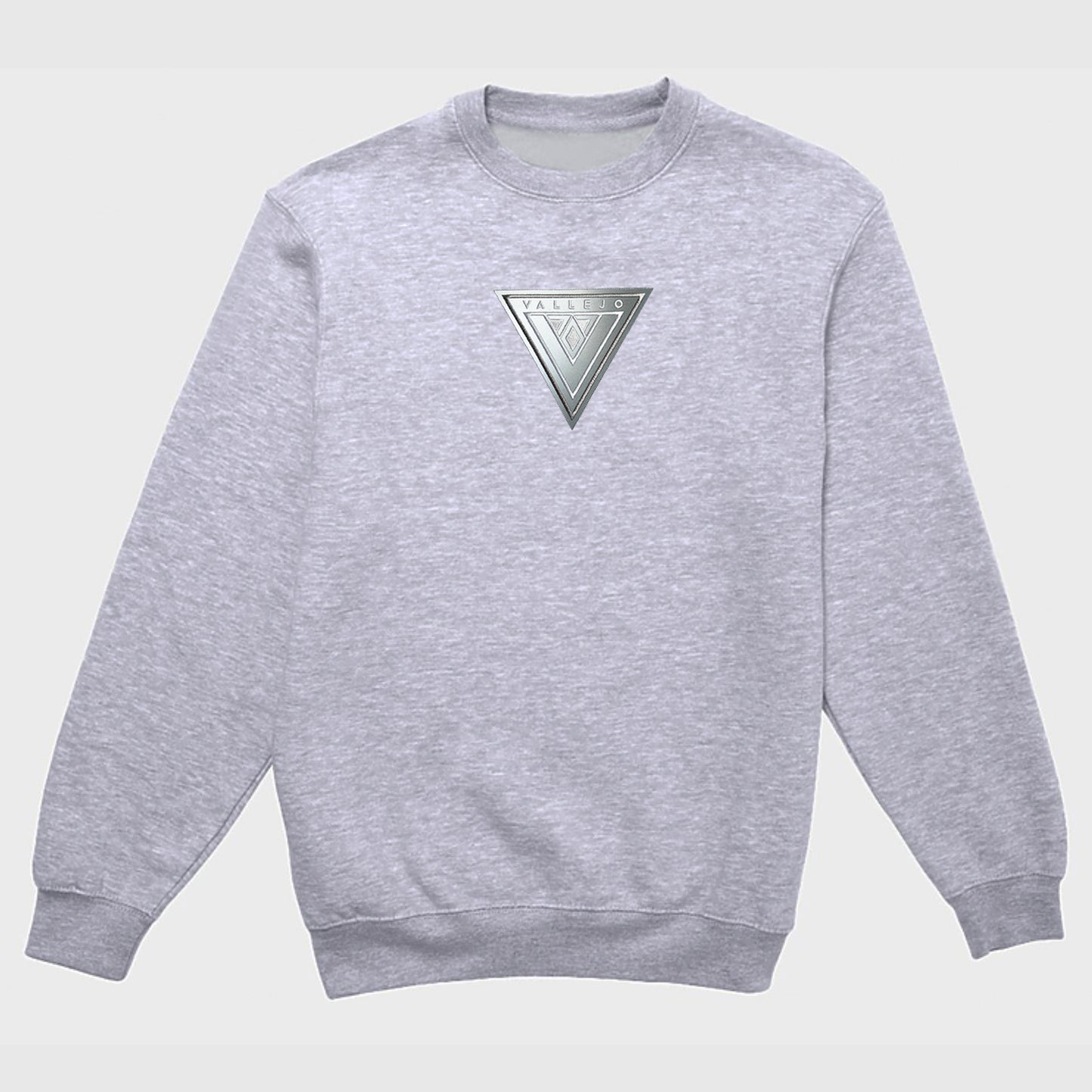 V707 VALLEJO Reflective Crewneck Sweatshirt (Center Chest Emblem)