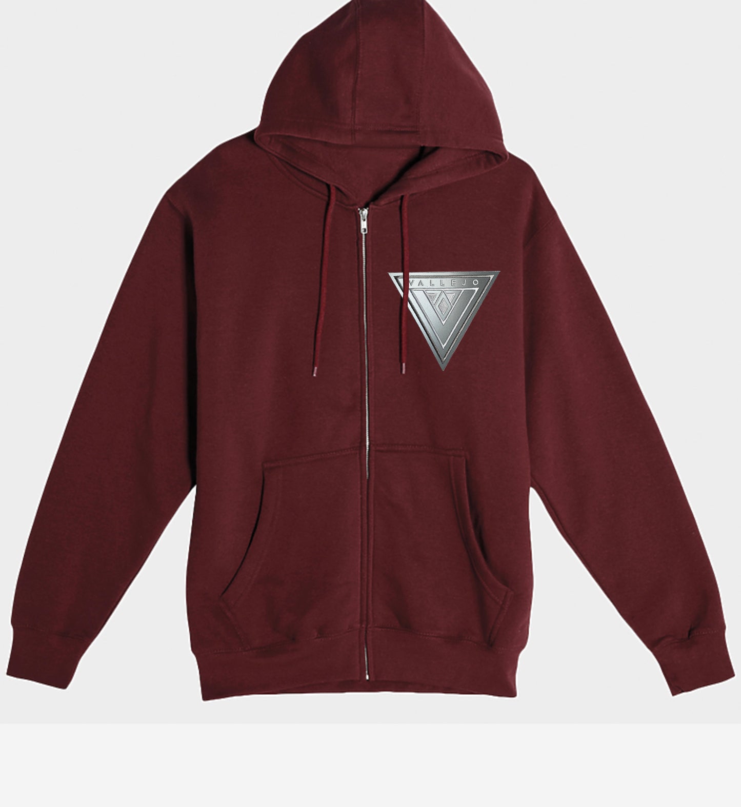 V707 VALLEJO Reflective Emblem (Zip-Up) Hooded Sweatshirt