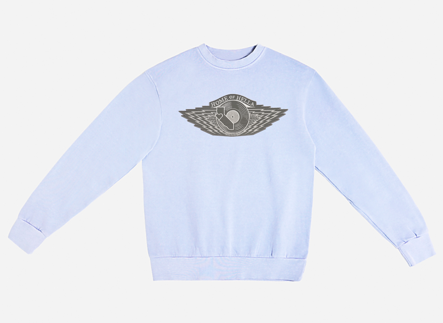 W-RINGS (MUSIC VERSION) Reflective Silver Crewneck Sweatshirt